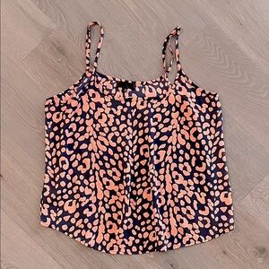 Cotton On leopard flowy Blouse. Size:Large. Gently Used.